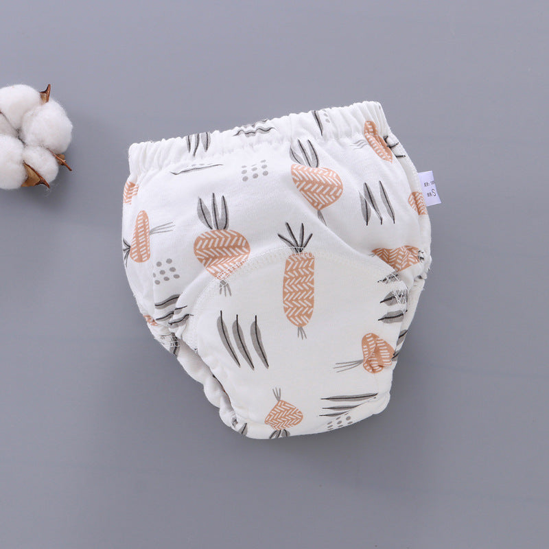 Baby Training Pants Washable 6-layer Gauze Diaper Pocket Learning Pants Baby Cloth Diapers Breathable Diaper Pants Spring And Autumn Models