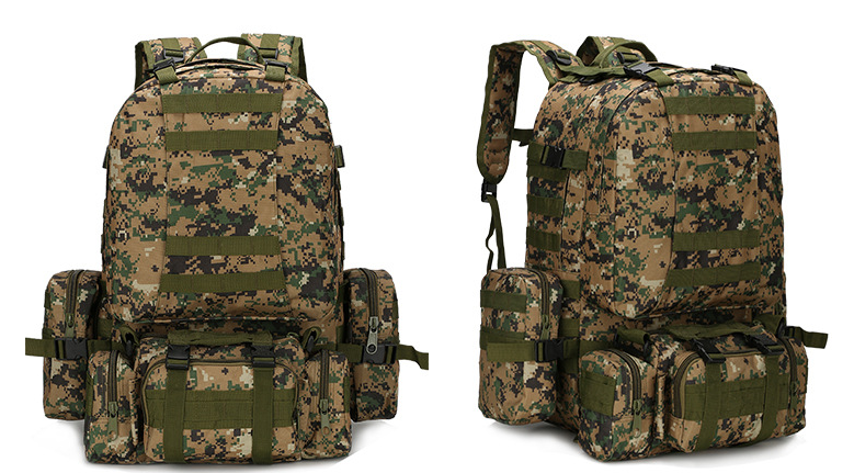 Outdoor Mountaineering Travel Bag 50L Camouflage Backpack