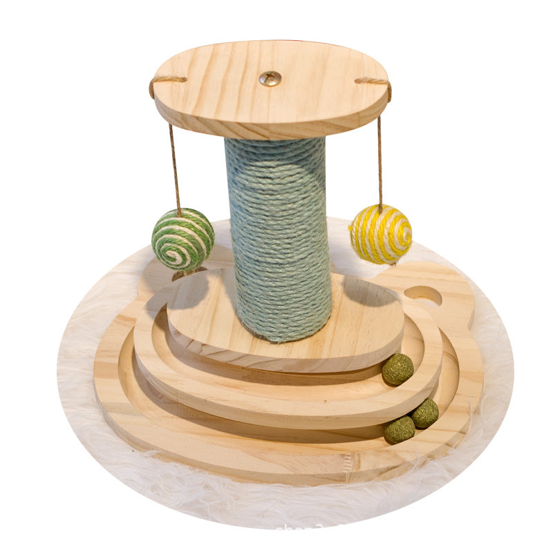 Cat Scratcher Interactive Maze Ball Toy