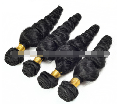 Loose wave real hair wig hair curtain vrigin hair factory direc