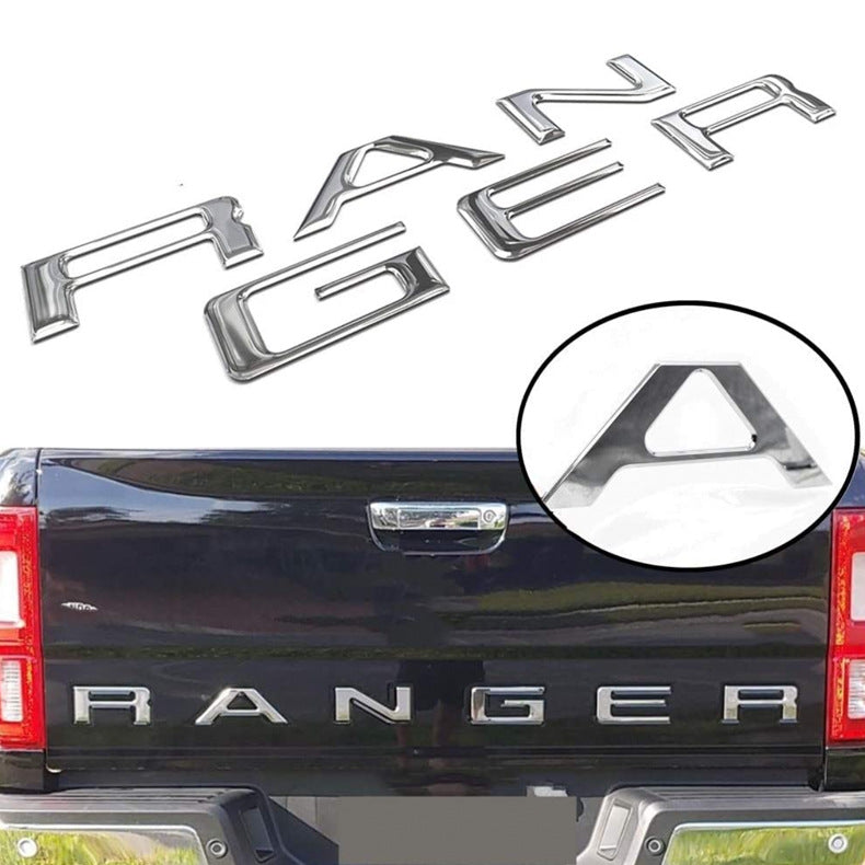 RANGER Car Label Acrylic Flag Labeling 3D Stereo Modified Pickup Truck Logo
