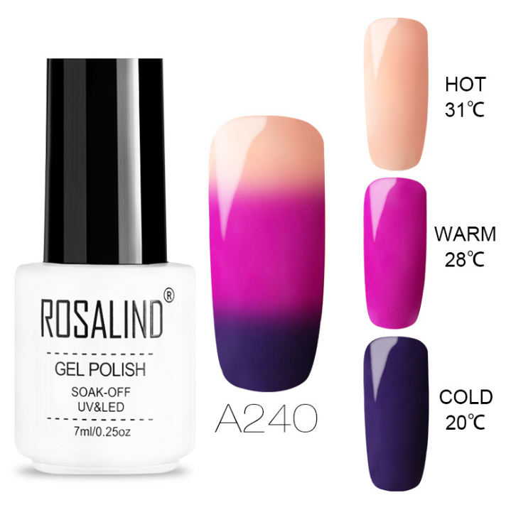 Color changing nail polish