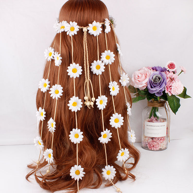 Headdress garland sun flower hair band flower daisy headband