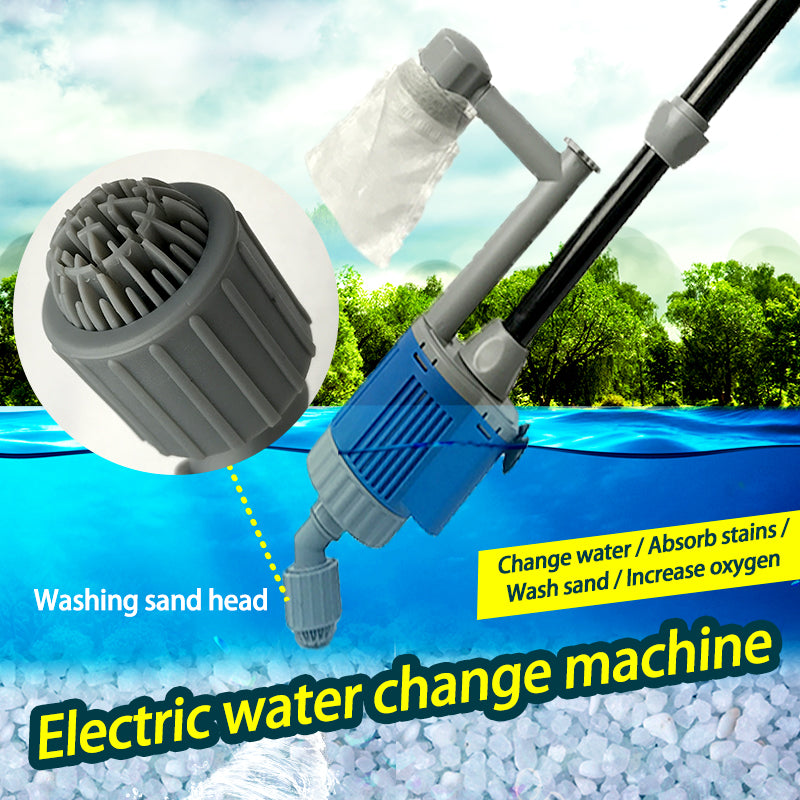 Fish Tank Gravel Cleaner - Aquarium Sand Electric Vacuum