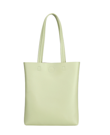 Korean Style Soft Leather Tote Bag Student All-match Simple