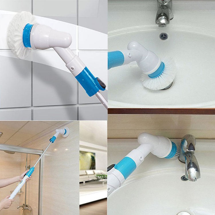 Multifunctional Electric Housework Long Handle Housework Bathroom Floor Tile Floor Cleaning Brush