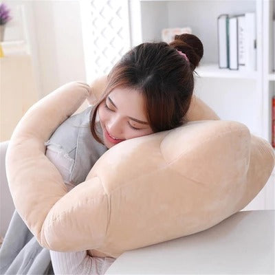 Muscle plush pillow