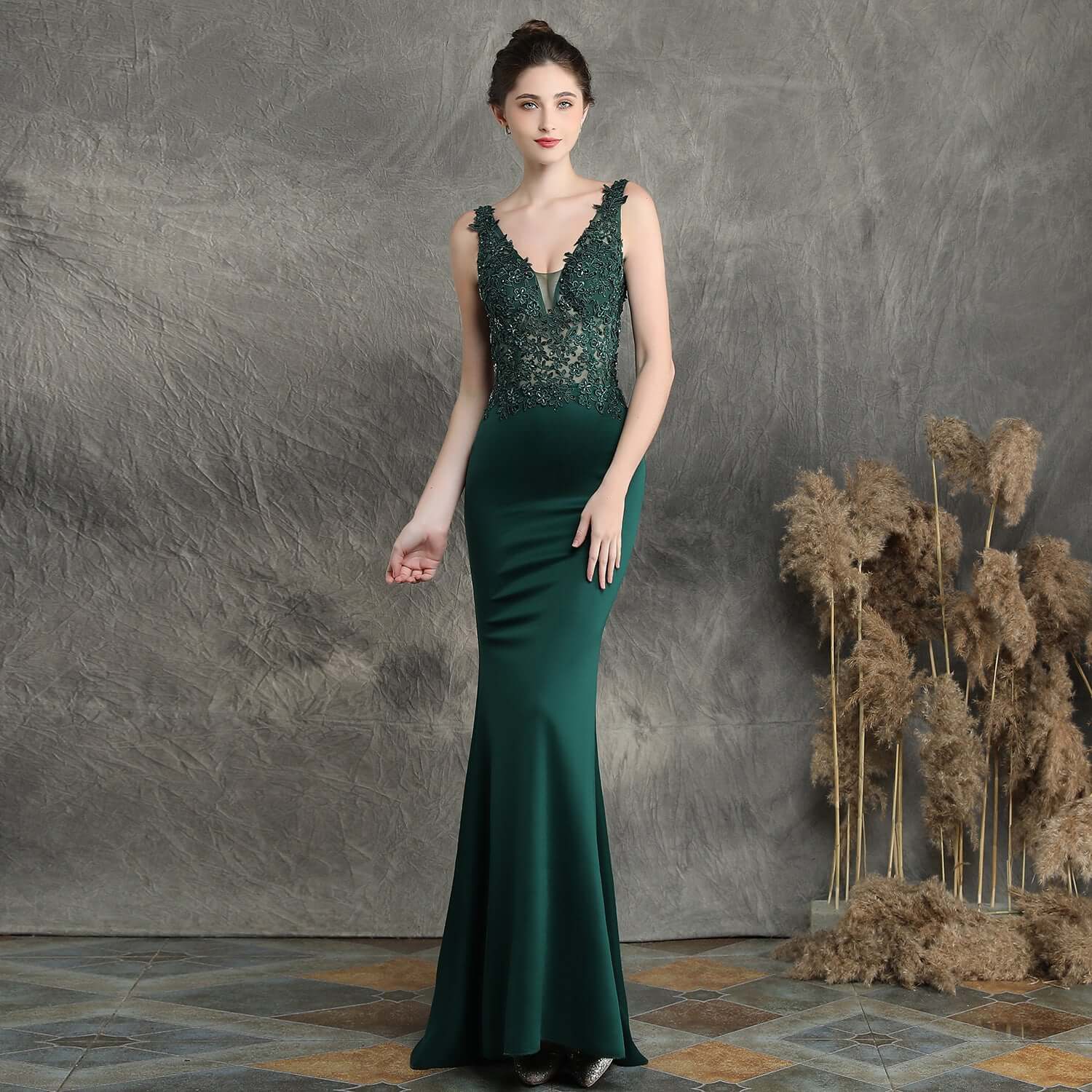 16158# Hand-applied Beaded Toast Dress Bride Long Section Thank You Feast Slim Mermaid Skirt Wedding Evening Dress