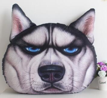 Manufacturers selling God annoying dog 3D creative head pillow cushion Ha J Chiesa Moyer dog wholesale custom hand warmer