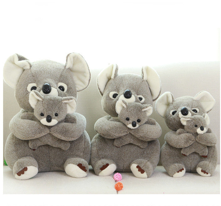 Mother And Child Koala Plush Toy Doll