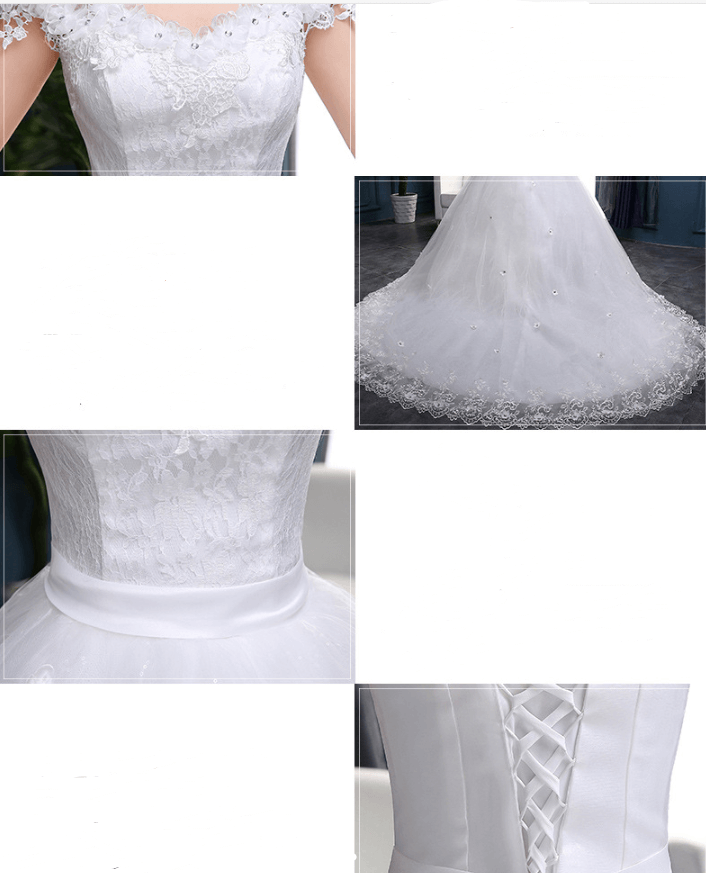 2021 new wedding dress long tail wedding dress bride dress wedding dress