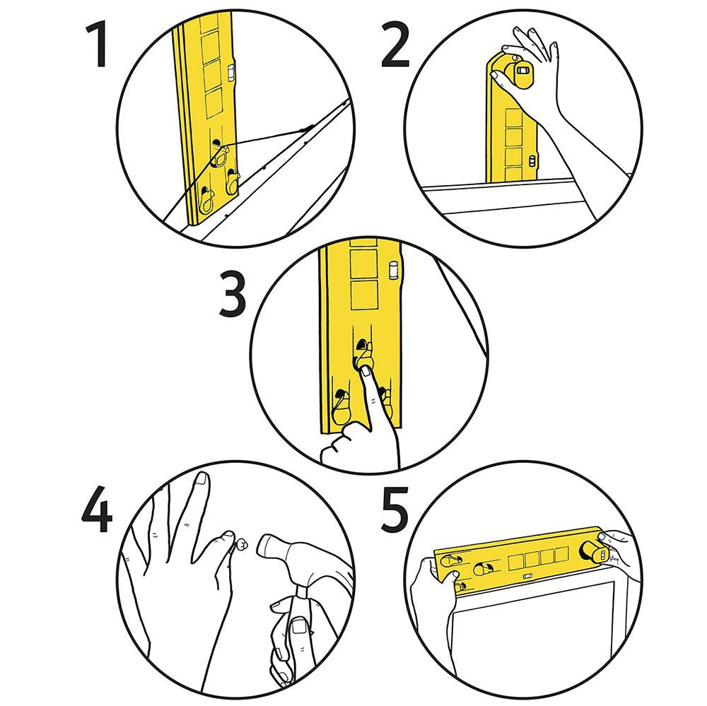 Photo Album Balance Ruler With Photo Frame Level Ruler With Positioning Nail