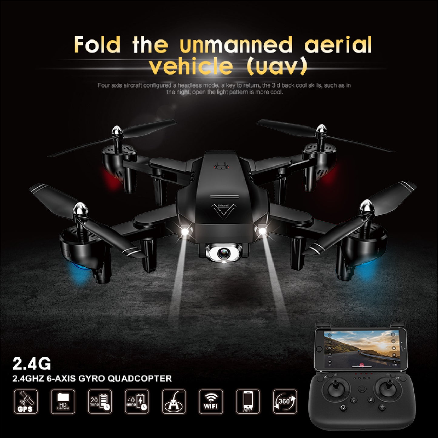 L103 folding drone