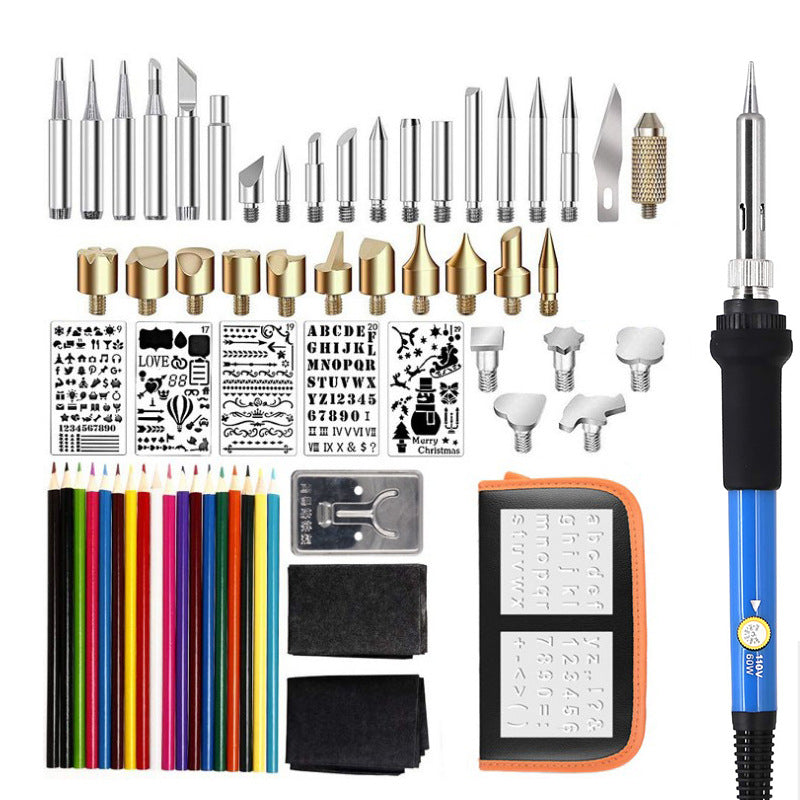 Thermostat Electric Soldering Iron Set 60W Engraving Pyrography Tool Internal Heating Electric Soldering Iron Repair Pen Electric Soldering Iron Kit