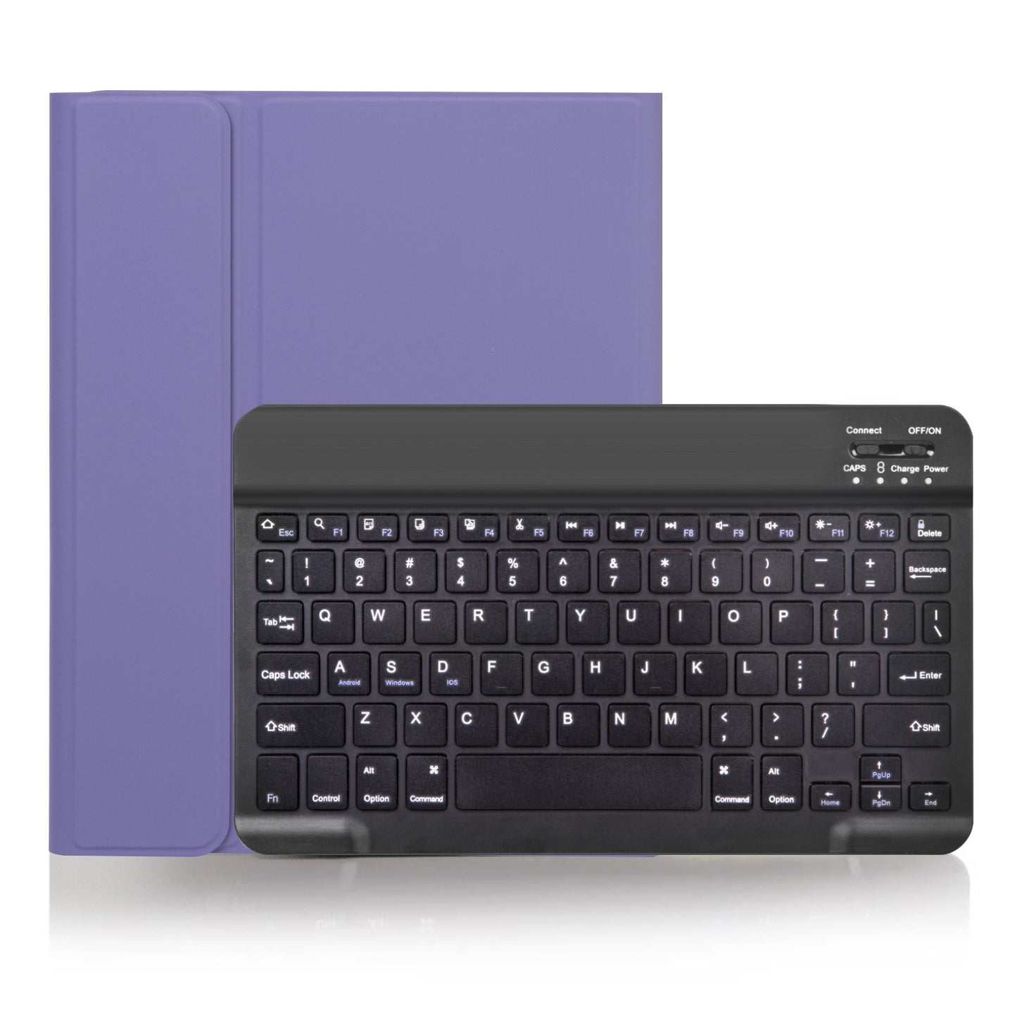 External Bluetooth keyboard split leather case