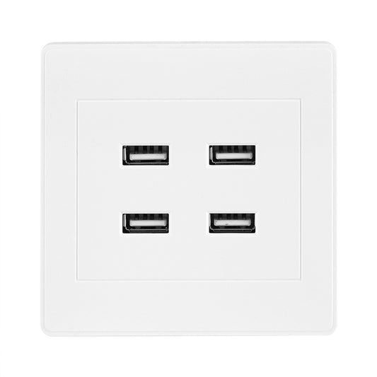 USB charging wall socket panel