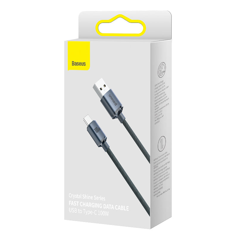 Crystal Shine Series Fast Charging Data Cable USB To Type C