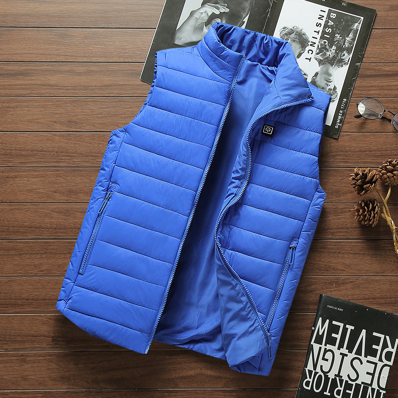 Heated Vest Smart Electric Heating Jacket Men Women Waistcoat Winter