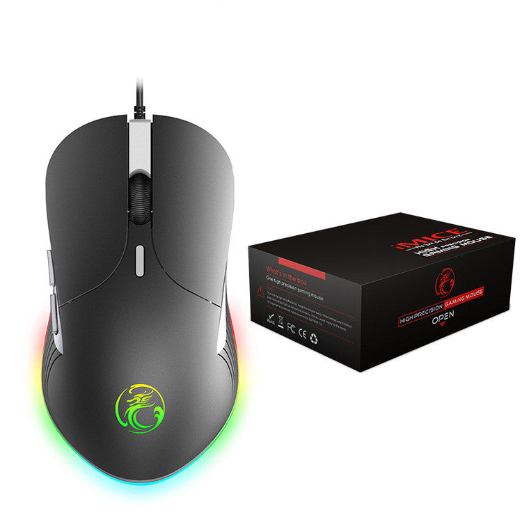 LED Gaming Mouse 6400 DPI USB Ergonomic Mause