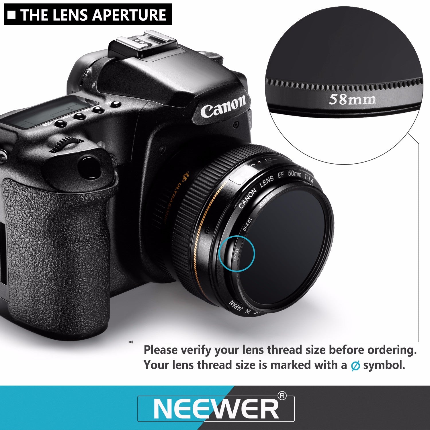 Neewer 4 Pieces 58MM Infrared Filters: IR720, IR760, IR850, IR950 with Pouch