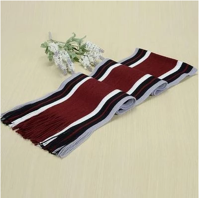 Autumn and winter fringed men's scarves