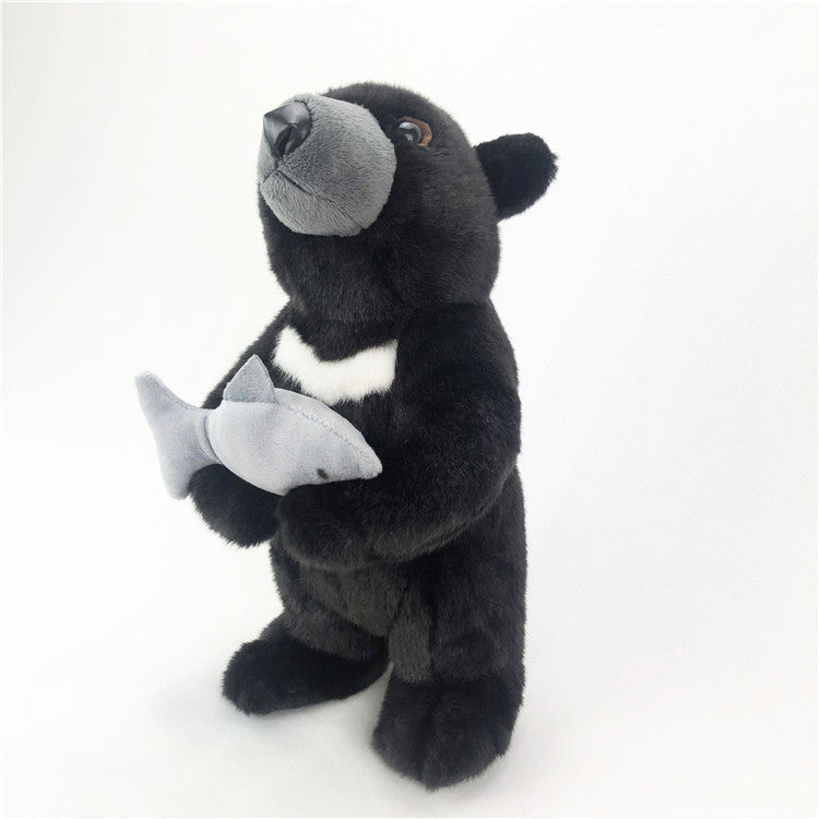 Simulation Black Bear Plush Toy Children's Doll Gift Rag Doll