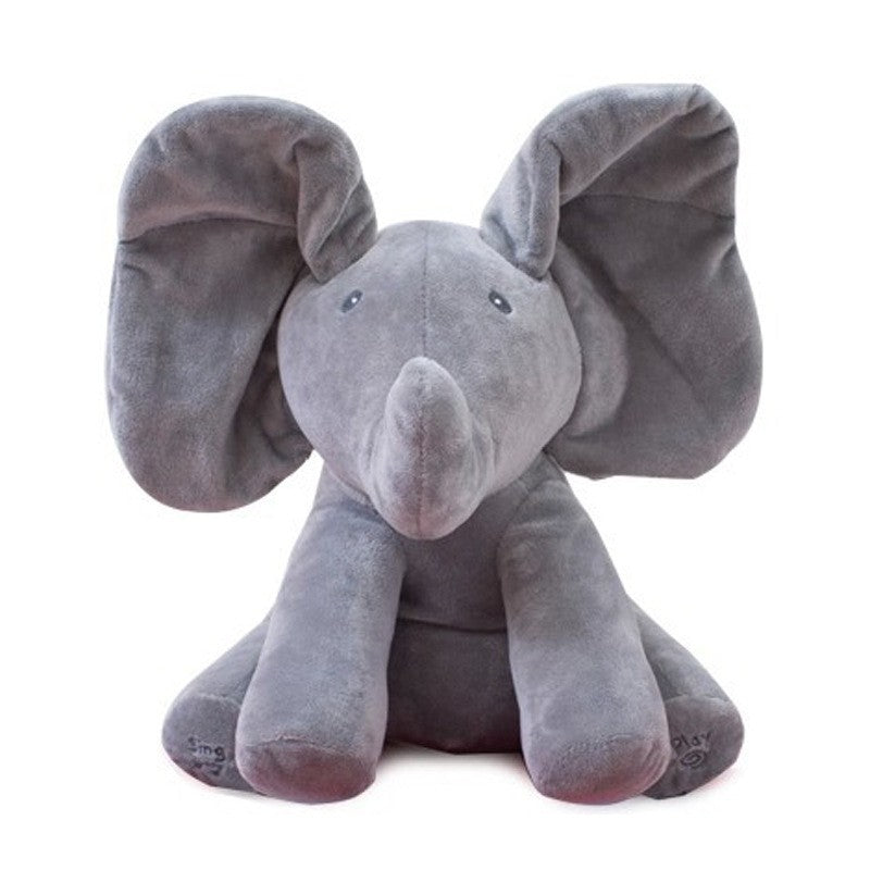 Peekaboo Elephant Plush Toy Children's Educational Electric