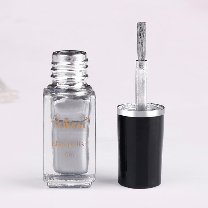 Mirror silver nail polish plating metal mirror silver oil 6m