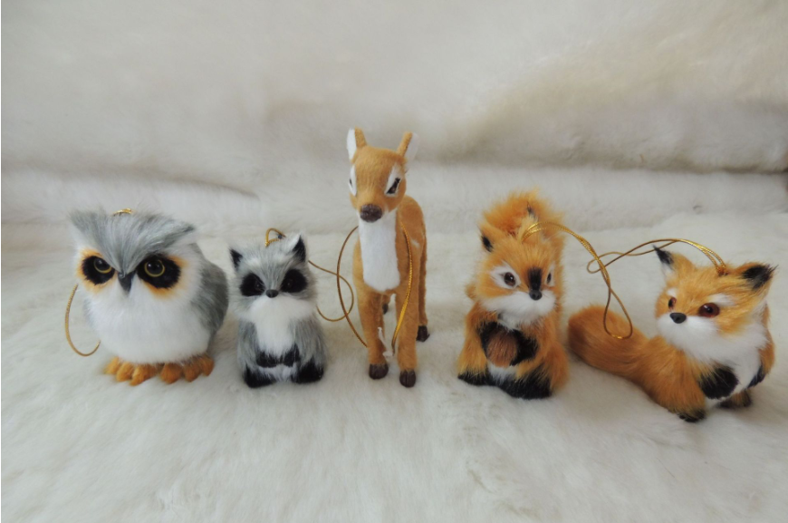 New Plush Simulated Animal Handmade Handicraft Ornament