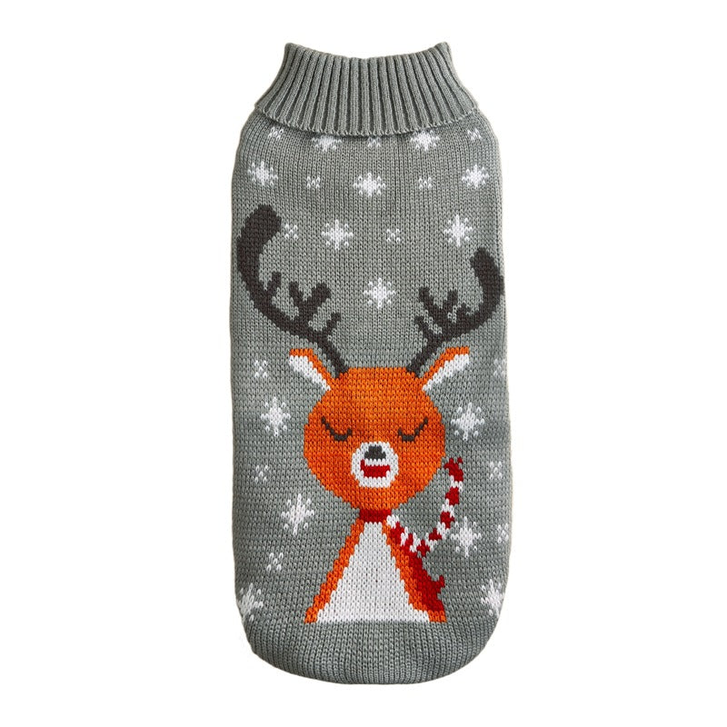Christmas Deer Pet Knitted Sweater