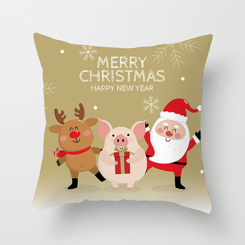 Home Nordic Style Cushion Christmas Pillow Cover