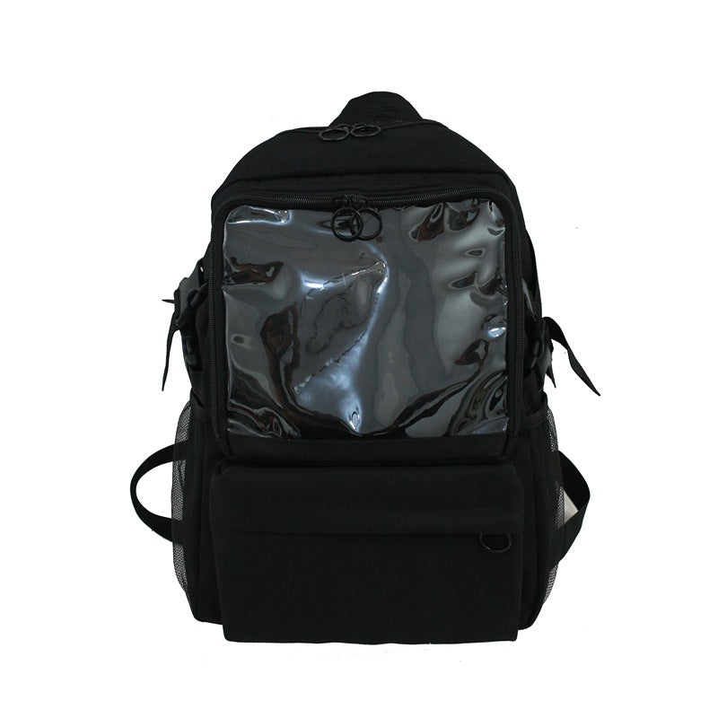 Transparent shoulder bag