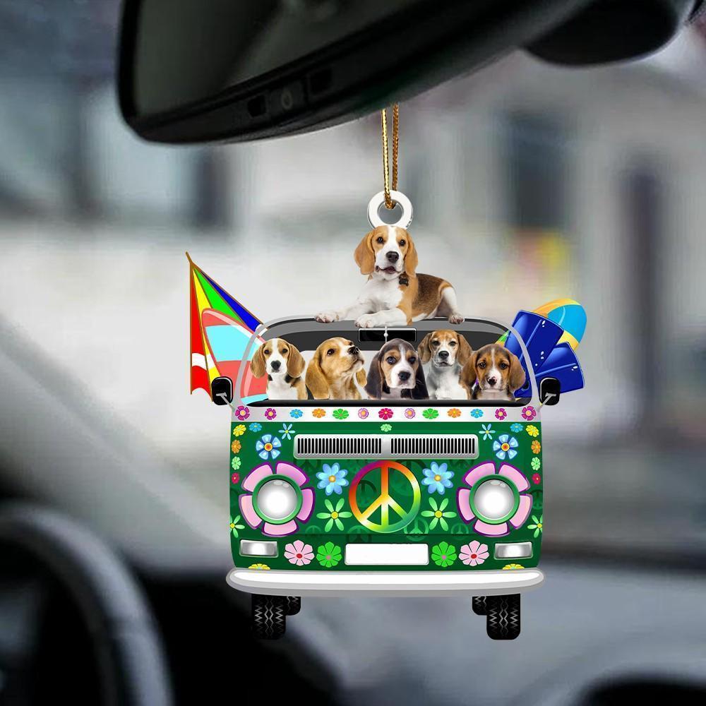 Car Pendant Sleeping Dog Angel Home Decor Acrylic Showcase Hanging Ornaments For Doors