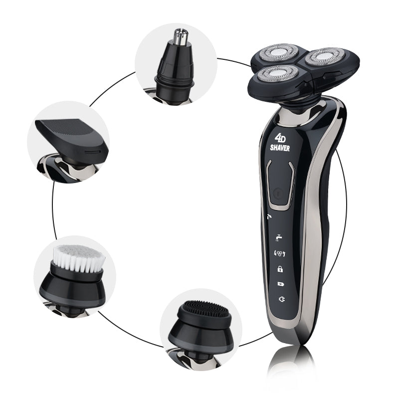 Men's Electric 5-in-1 Rechargeable Washable Shaver