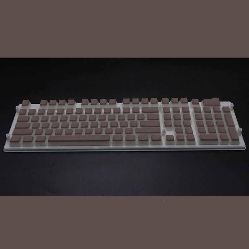 Pudding 108 Key Double Skin Pudding Cream PBT104 Two-color Milk Skin Mechanical Keyboard Translucent Keycap