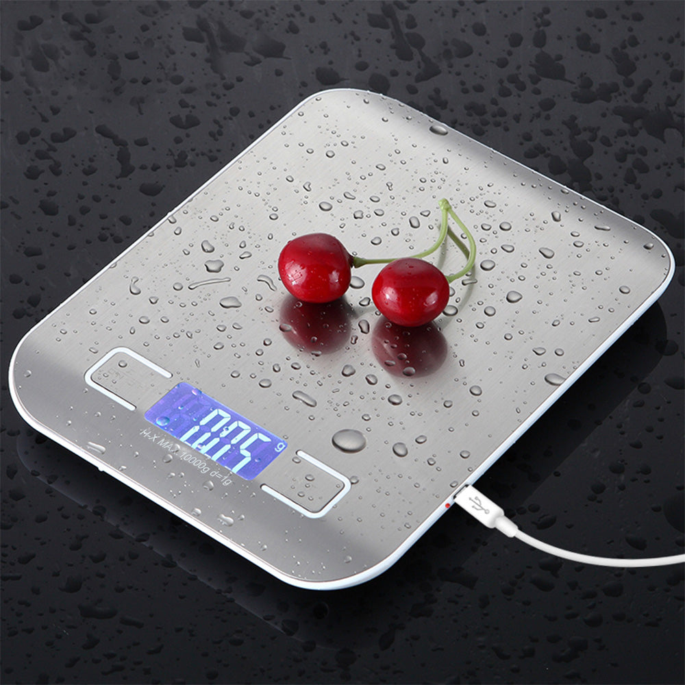 Household stainless steel kitchen electronic scales hardware baking electronic scales kitchen scales