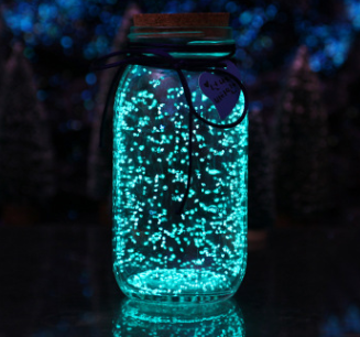 Fluorescent wishing bottle