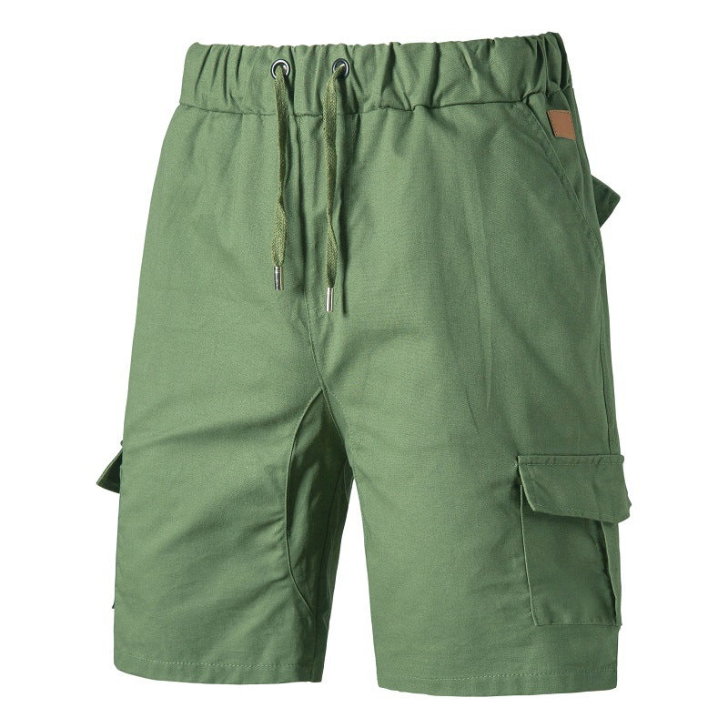 Casual tooling multi-pocket casual men's shorts