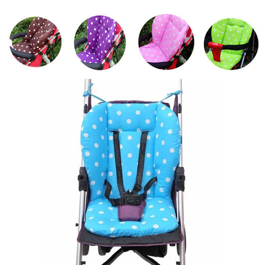 Baby Infant Stroller Seat Pushchair Cushion Cotton Mat Rainbow Color Soft Thick Pram Cushion Chair BB Car Seat Cushion