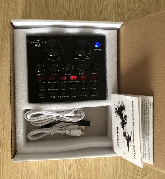 V8 sound card mobile computer universal