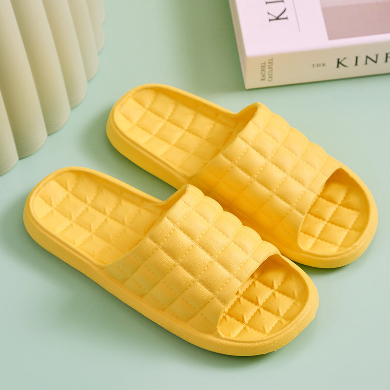 Couple Summer Slippers Bathroom Non-Slip Home Shoes Men And Women