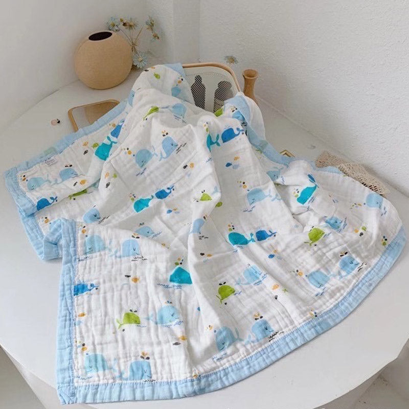 Baby Gauze Bath Towel Cotton 6-Layer Blanket