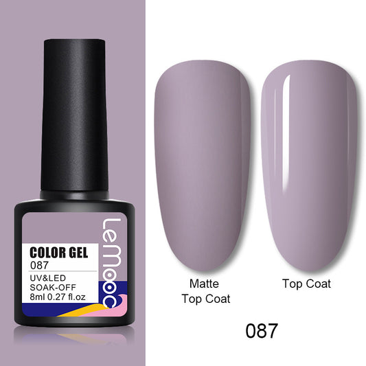 Nail Art Pure Color Nail Polish Glue Phototherapy Nail