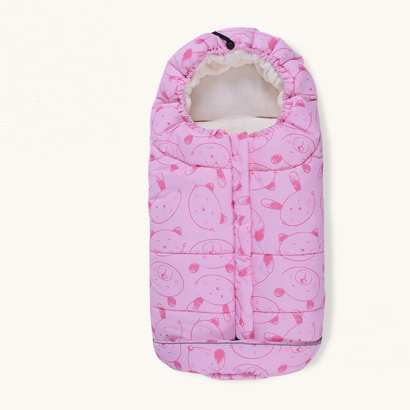 Baby Sleeping Bag Stroller Winter Windproof Thick Sleep Sacks for Infant Wheelchair Envelopes