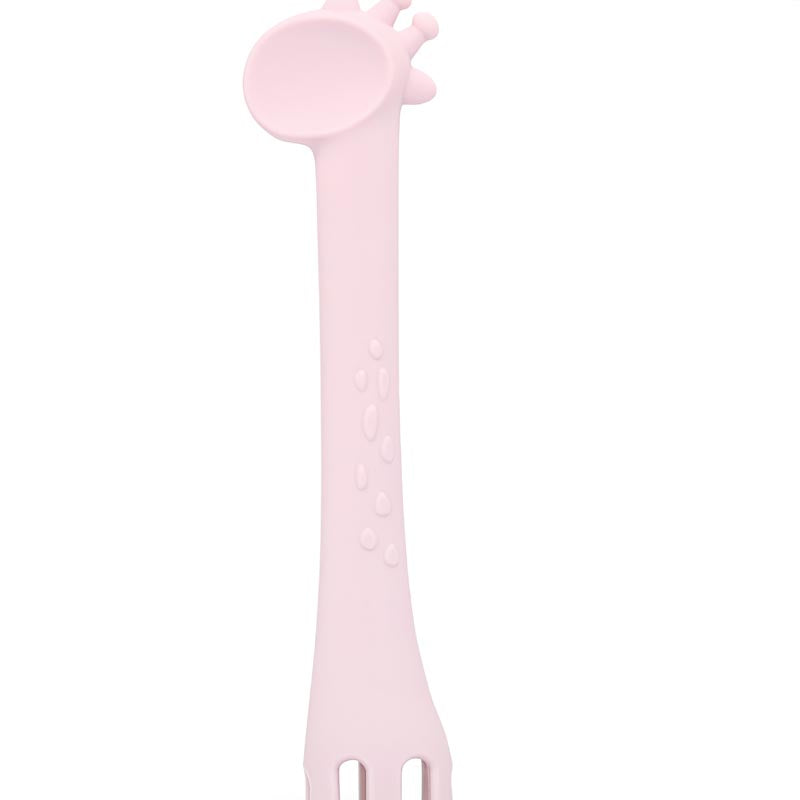 Baby food supplement cartoon silicone spoon