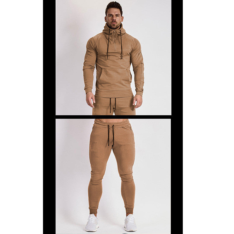 Fall/Winter Trend Hooded Sweater Men's Suit