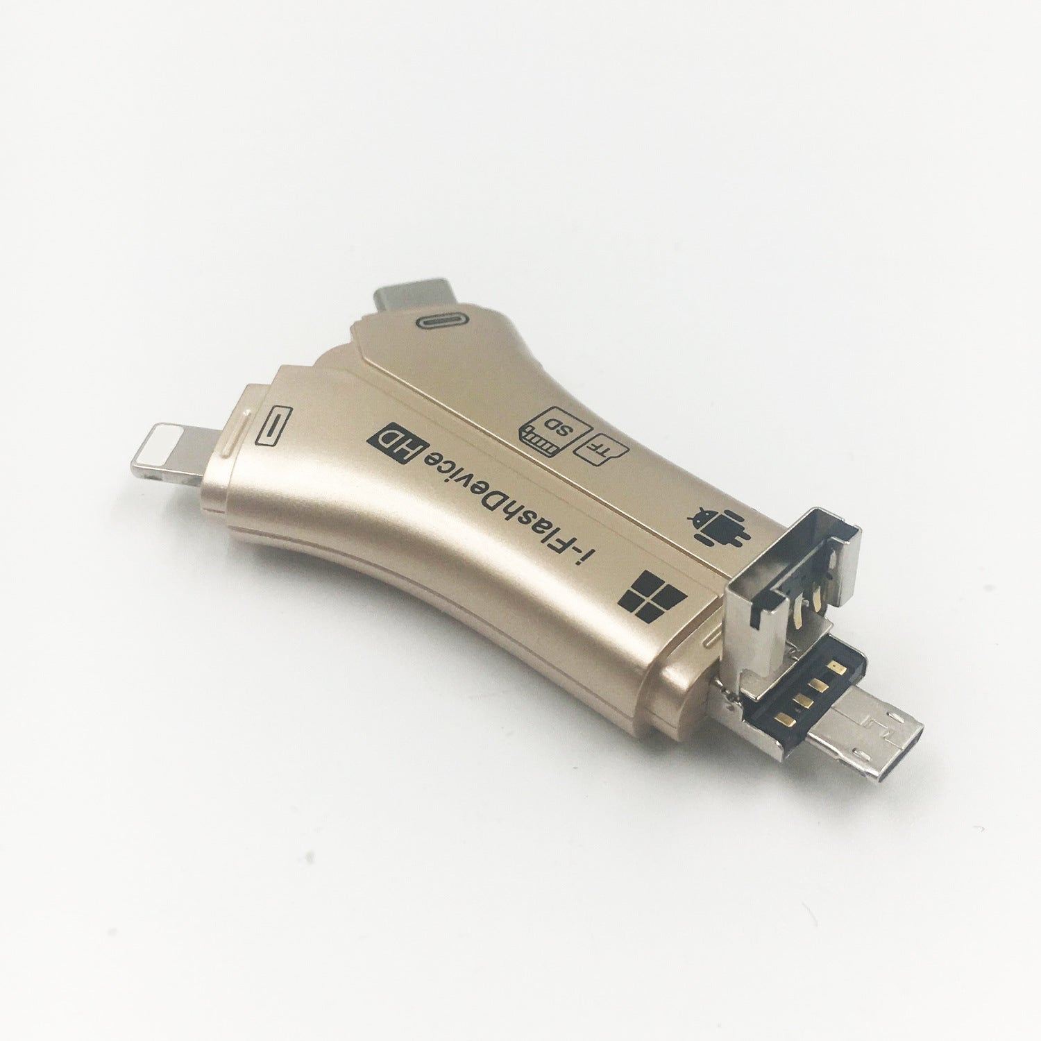 Four in one card reader