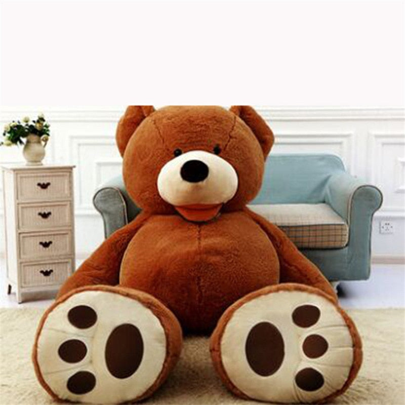 Giant Teddy Bear Plush Toy Huge Soft Toys Leather Shell