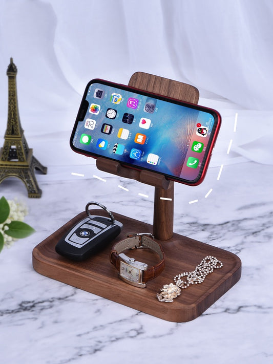 Solid Wood Creative Bed Mobile Phone Lazy Bracket Home