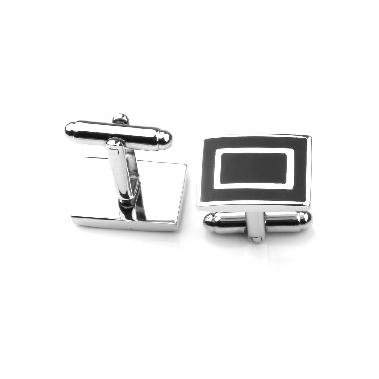 Men's Business Formal Enamel Tie Clip Set Cufflink Set